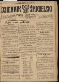 Dziennik Śmigielski 1921.03.20 R.31 Nr 64