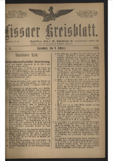 Lissaer Kreisblatt. 1918.02.09 Nr 11