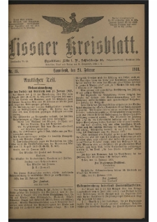 Lissaer Kreisblatt. 1918.02.23 Nr 15