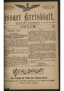 Lissaer Kreisblatt. 1918.03.23 Nr 23