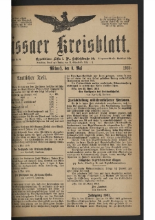 Lissaer Kreisblatt. 1918.05.08 Nr 35