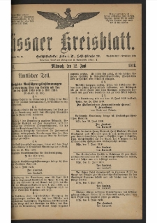 Lissaer Kreisblatt. 1918.06.12 Nr 45