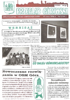 Przegląd G&oacute;rowski 1996.03.15 R.6 Nr 5(105)