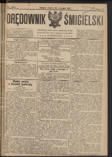 Orędownik Śmigielski 1921.09.30 R.31 Nr 224