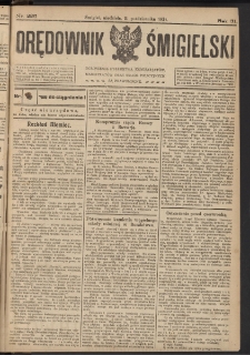 Orędownik Śmigielski 1921.10.02 R.31 Nr 226