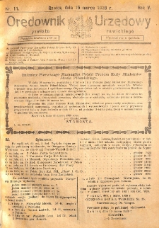 Orędownik Urzędowy Powiatu Rawickiego 1928.03.15 R.4 Nr 11