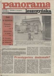 Panorama Leszczyńska 1992.03.15 R.14 Nr11(633)