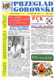 Przegląd G&oacute;rowski 1998.08.19 R.8 Nr 9(155)