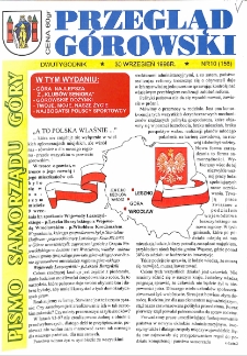 Przegląd G&oacute;rowski 1998.09.30 R.8 Nr 10(156)