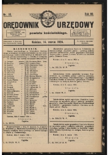 Orędownik Urzędowy Powiatu Kościańskiego 1924.03.14 R.60 Nr 10