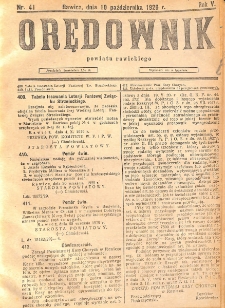 Orędownik Powiatu Rawickiego 1929.10.10 R.5 Nr 41