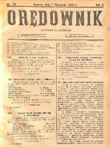 Orędownik Powiatu Rawickiego 1929.11.07 R.5 Nr 45