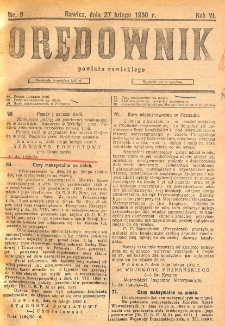 Orędownik Powiatu Rawickiego 1930.02.27 R.6 Nr 9