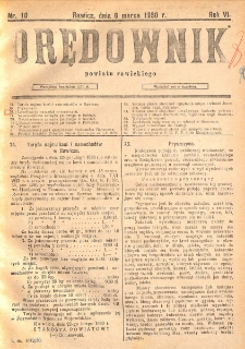Orędownik Powiatu Rawickiego 1930.03.06 R.6 Nr 10