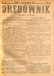 Orędownik Powiatu Rawickiego 1930.03.20 R.6 Nr 12