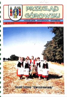 Przegląd G&oacute;rowski 1999.09 R.9 Nr 5(162)