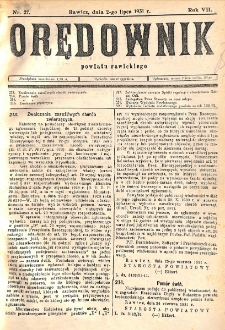 Orędownik Powiatu Rawickiego 1931.07.02 R.7 Nr 27