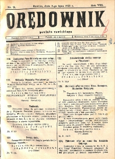 Orędownik Powiatu Rawickiego 1932.07.02 R.8 nr 21
