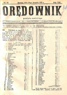 Orędownik Powiatu Rawickiego 1932.08.11 R.8 Nr 25
