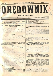 Orędownik Powiatu Rawickiego 1932.09.09 R.8 Nr 28