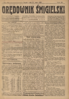 Orędownik Śmigielski 1922.03.15 R.32 Nr 61