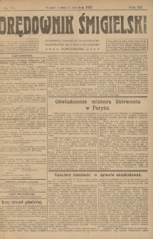 Orędownik Śmigielski 1922.04.01 R.32 Nr 76