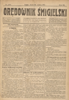 Orędownik Śmigielski 1922.06.20 R.32 Nr 138