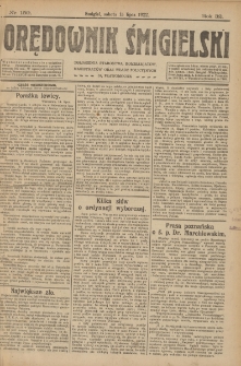 Orędownik Śmigielski 1922.07.15 R.32 Nr 159