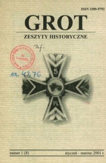 Grot : Zeszyty Historyczne 2001 Nr 1(8)