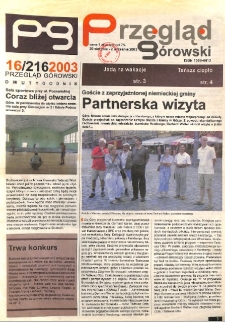 Przegląd G&oacute;rowski 2003.08.20 R.13 Nr 16(216)