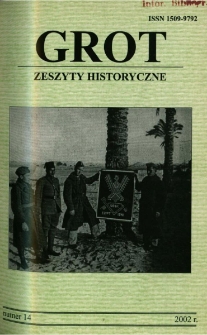 Grot : Zeszyty Historyczne 2002 Nr 3(14)
