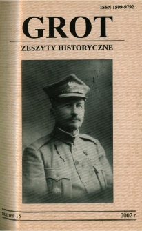 Grot : Zeszyty Historyczne 2002 Nr 4(15)