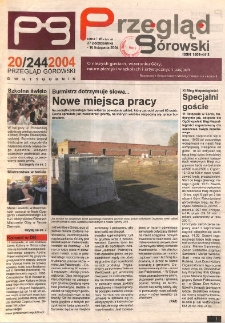 Przegląd G&oacute;rowski 2004.10.27 R.14 Nr 20(244)