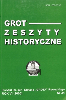 Grot : Zeszyty Historyczne 2005 R.6 Nr 2(24)