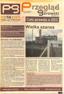 Przegląd G&oacute;rowski 2005.04.12 R.15 Nr 8(256)