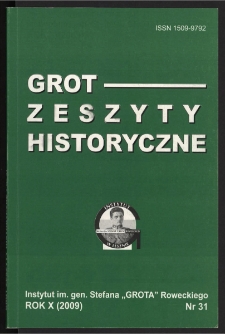 Grot : Zeszyty Historyczne 2008 Nr 2(31)