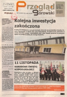 Przegląd G&oacute;rowski 2006.11.23 R.16 Nr 22(294)