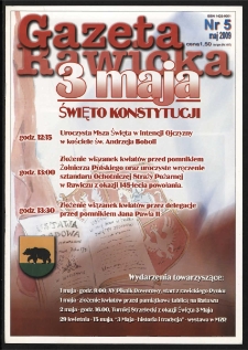 Gazeta Rawicka 2009.04 R.16 Nr 5(185)