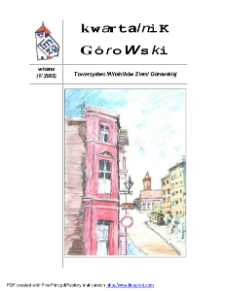 Kwartalnik G&oacute;rowski 2003 Nr 1