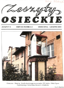 Zeszyty Osieckie 2000 Nr 8