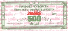 Bony 500 zł - 1989 r.