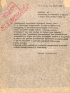 Komunikat Nr 11 z dnia 13.11.1980 r.