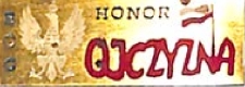 Znaczek - B&oacute;g Honor Ojczyzna
