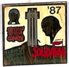 Znaczek - Solidarni zawsze wierni '87