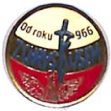 Znaczek - Od roku 966 z Chrystusem