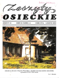 Zeszyty Osieckie 2002 Nr 10