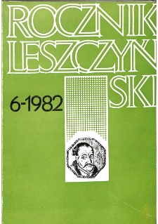 Rocznik Leszczyński 1982 t. 6