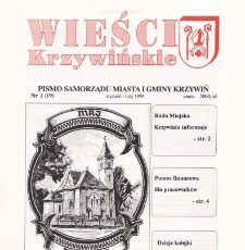 Wieści Krzywińskie 1994.01-02 Nr 1(19)