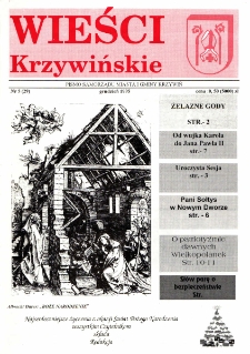 Wieści Krzywińskie 1995.12 Nr 5(29)