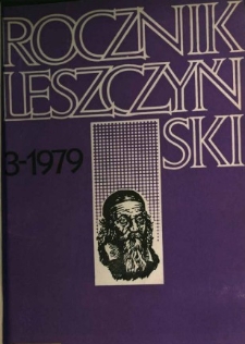 Rocznik Leszczyński 1979 t. 3